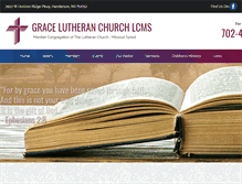 Tablet Screenshot of gracelutheranhenderson.org